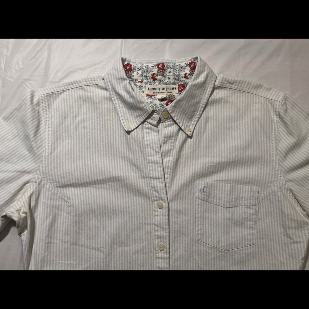 RARE VINTAGE TOMMY JEANS SHIRT WOMENS LARGE